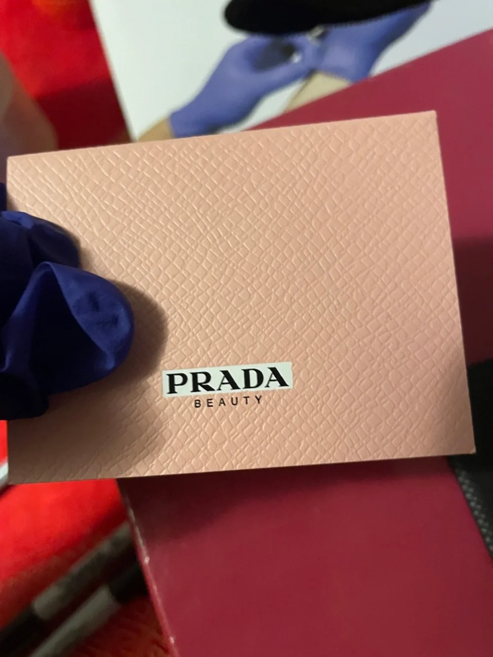 Prada Gold & Pink Enamel Logo Charm Set - Picture 8 of 15